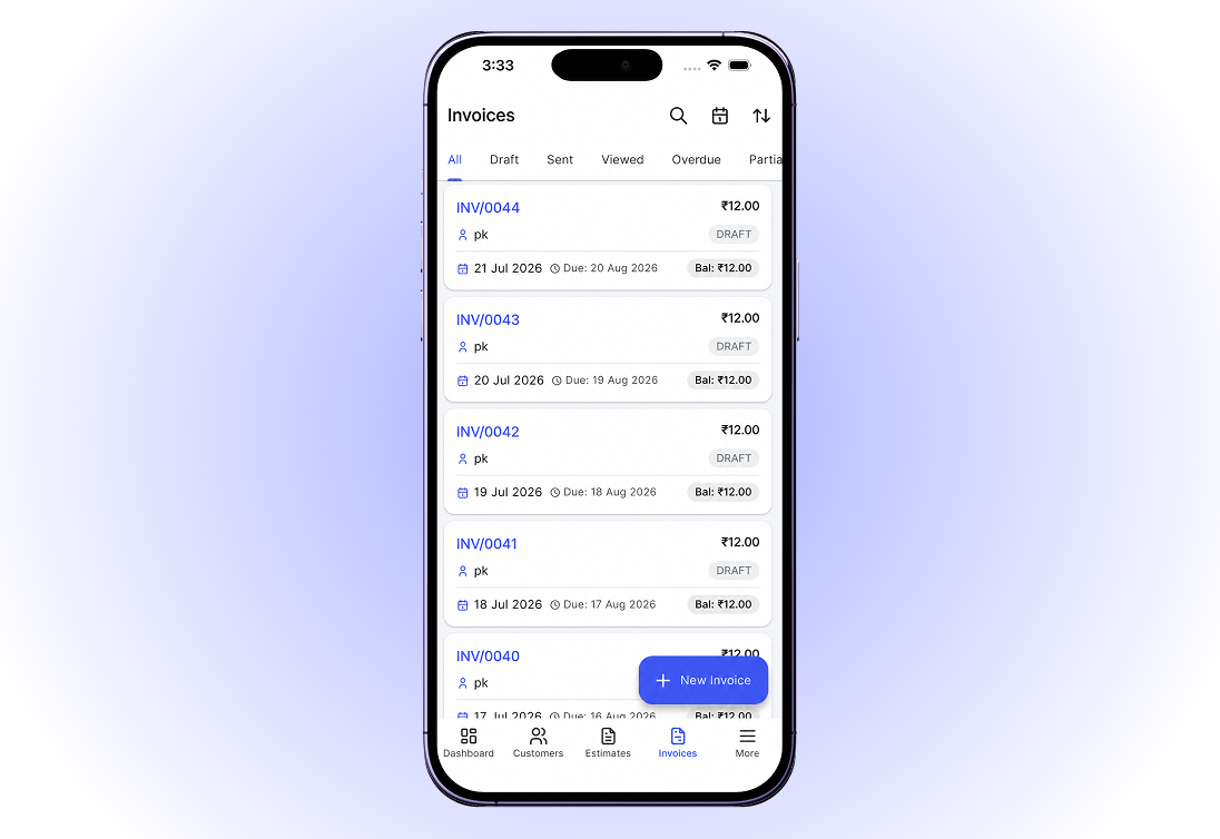 Invoice Android