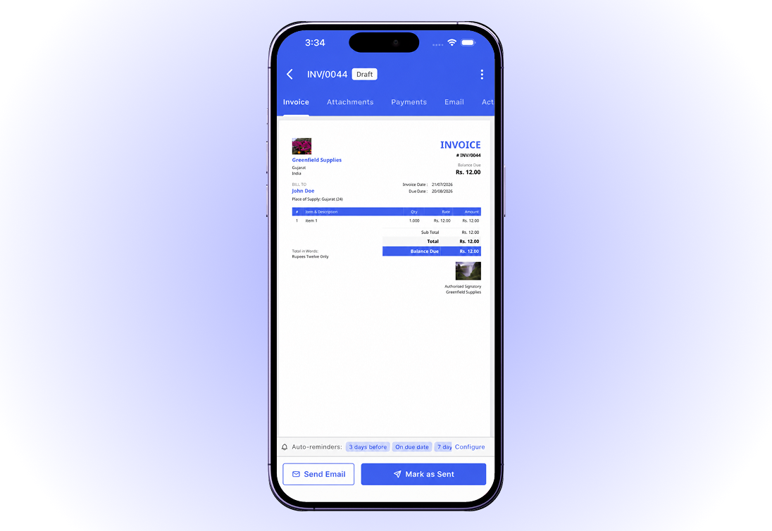 Invoice Ios