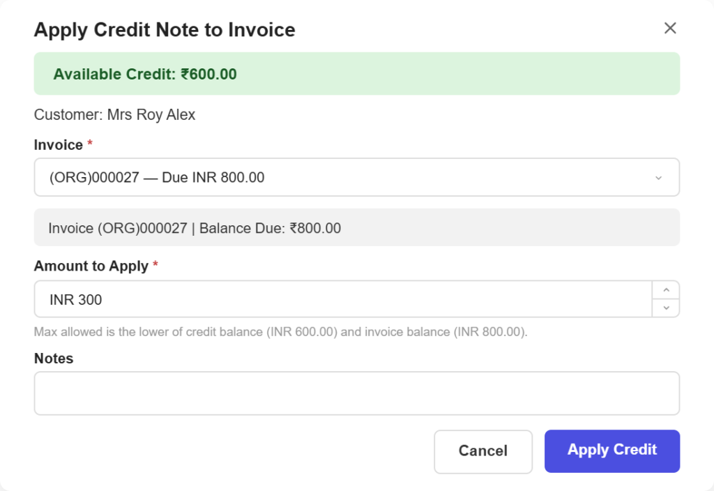 gst-full-or-partial-credit-note-application