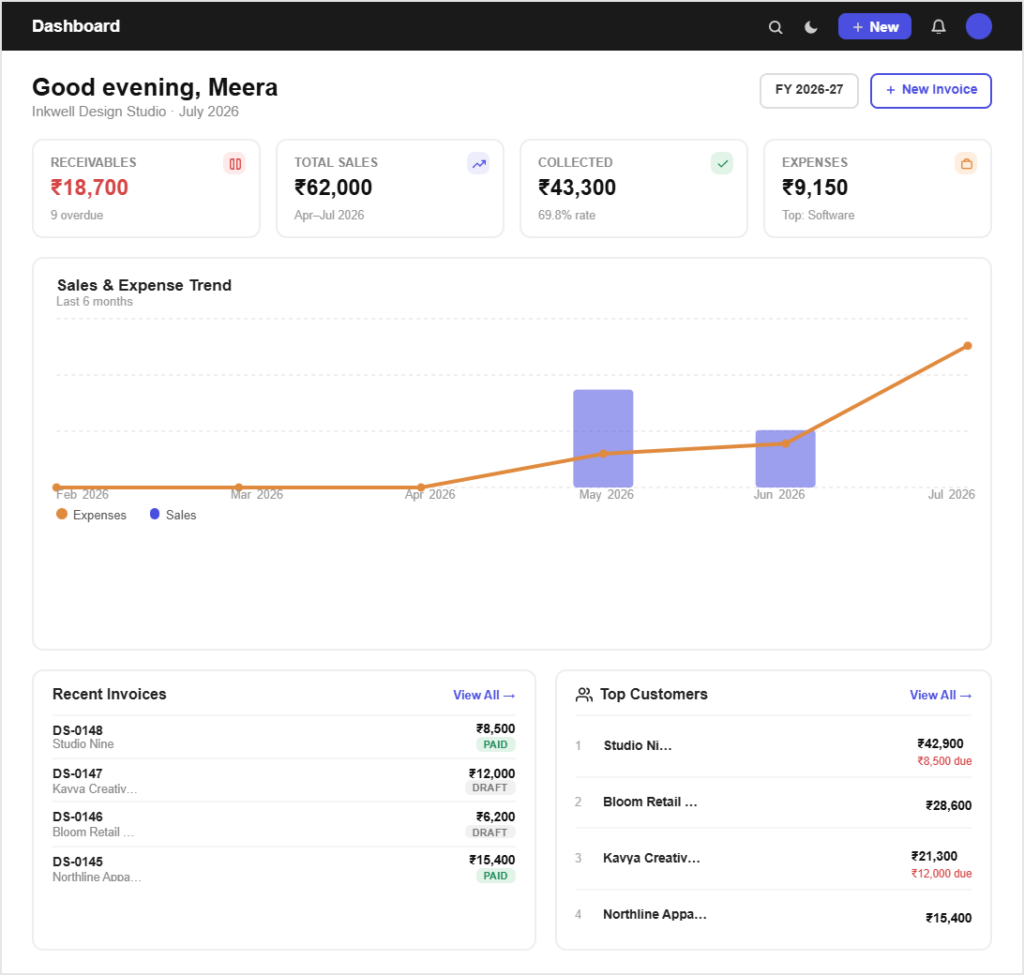 pinvoice-graphic-designers-studio-dashboard